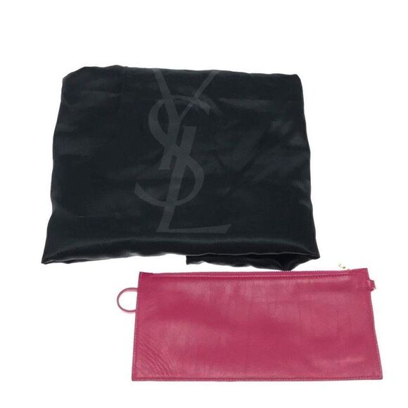 SAINT LAURENT PARIS Vorise 314252 Pink Leather Tote Bag - Picture 11 of 14